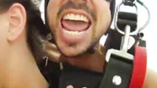 Skydiving Sex - Alex Torres and Hope Howell fucking
