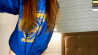 Coy_Amina getting naked with pussy slips on Day 262