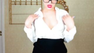 key_coy no bra oopsy and skirt off mmmm 1/2