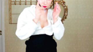 key_coy no bra oopsy and skirt off mmmm 1/2