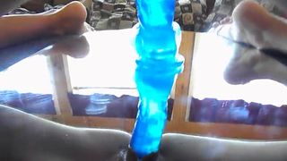 djkiki blue dildo