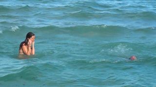 Ginny and Nikki Skyler at the Beach