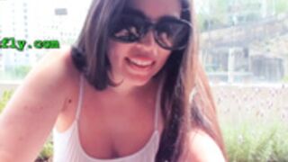 Mila_ Tits Drop on Balcony