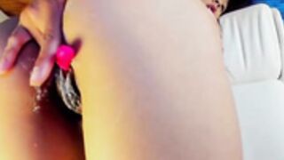 flaca public dildo finger squirt 81820