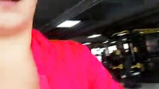 _gitana_ boobs show in the gym