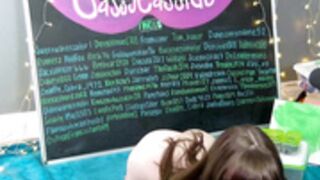 sassycassidy aka universitysmiles the little squirter 3/10