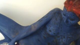 Stephanie Mystique Cosplay Group Show (No Audio)