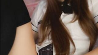 Danni Meow OF Innocent Cutie Plays with Pussy