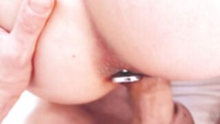 Nephael fucked with a plug in asshole