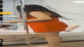 MiaMays the panties stuck in her ass so funny