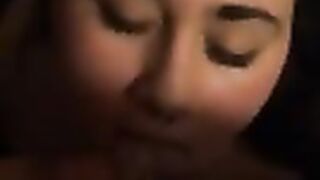 Two massive loads cover this amateur slut