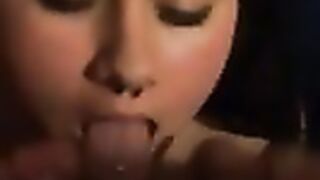 Two massive loads cover this amateur slut