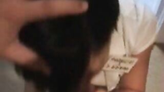 Rebecca Dream blowjob jizz facial