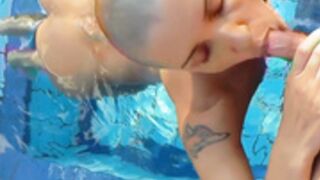 pixie like girl shaves head bald then gives outstanding