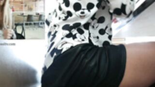 KinkyMarisol Anal Play in Public Restaurant