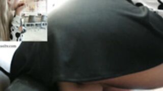 KinkyMarisol Anal Play in Public Restaurant