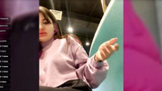 Wet__Bunny boobs in public