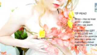 lanshan_coy 220308 titty flowers & leaves tease