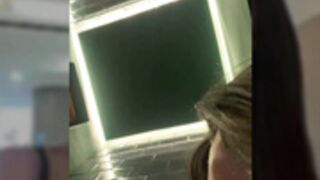 nicoleediamondd strip at restaurant and play