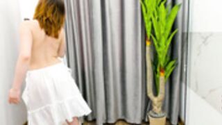 blush_lana topless dance slips seen in mirror