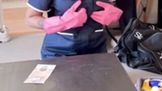 pengaliprincess - hijabi maid is desperate for cash