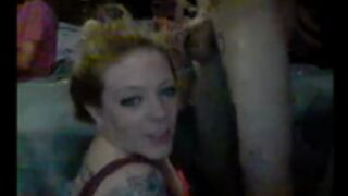 Littlebittybrat blowing two cocks