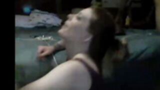 Littlebittybrat blowing two cocks