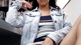 _bunny_naugthy 03/30/2022 Playing in the library