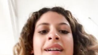 Alana15 Plays with lush in restaurant bathroom 03/30/22