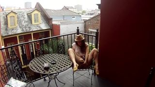 Sageness Nola Balcony in private premium video