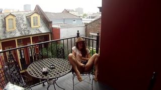 Sageness Nola Balcony in private premium video