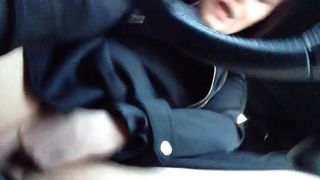 Saylem rubbing one out in her car