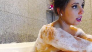 BrielleDay - Bath and spit near the end