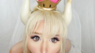 Amandatoy bowsette a horny bride ahegao