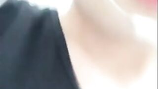 18y cute Chinese girl masturbates in public.