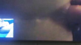 Celine fucks her Ass Dildo,me masturbate on