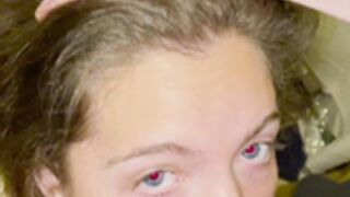 McKenna playful blowjob swallow