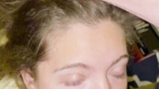 McKenna playful blowjob swallow