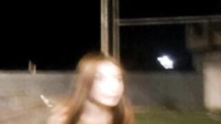 Girl Naked on Soccer Field in Public 01-17-2021