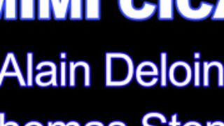 Finish blonde Mimi Cica has sex with 2 men and does dp