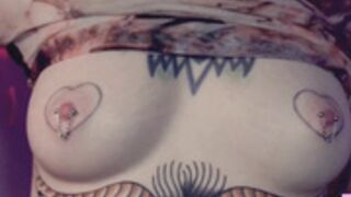 babyjas playing with a dildo followed by a cum show