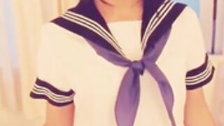 Apolonia free promo showing her sailor outfit SF