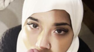 pengaliprincess - hijabi slut learns how to suck dick