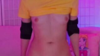 Tomboy Redhead Riding DIldo