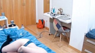 Beatrice hot pussy rub with her finger