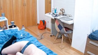 Beatrice hot pussy rub with her finger