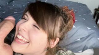 Olivia Jarden and the Jumping cock