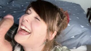 Olivia Jarden and the Jumping cock