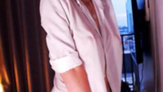 Yourdailytonic wet blouse boobs