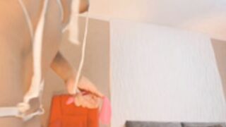Asian girl masterbates